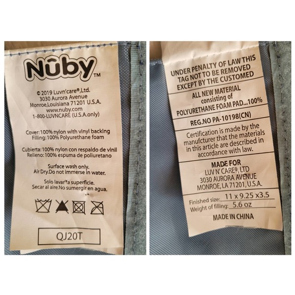 Nūby Portable Easy Go Baby Toddler Booster Seat Nylon Carry Zippered Bag✨️9M+ - Picture 8 of 15